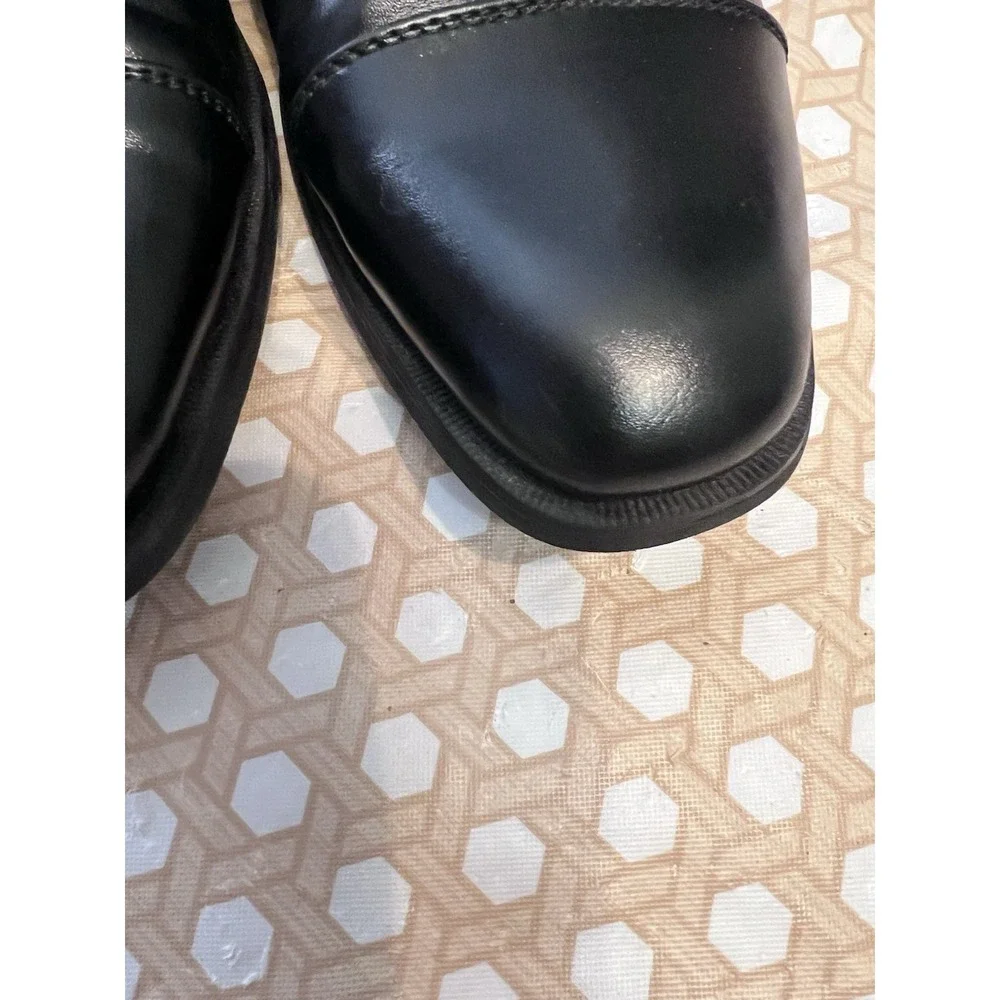 Mens Black Van-Heusen Dress Shoes Size‎ 9.5M Turk